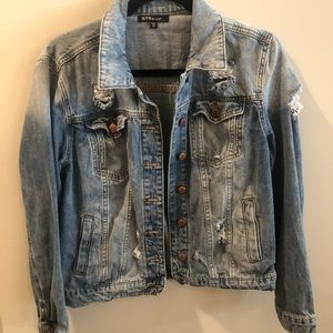 STS blue oversized jean jacket